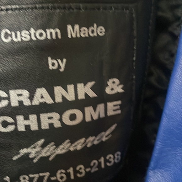CRANK & CHROME LEATHER COAT - Picture 7 of 8